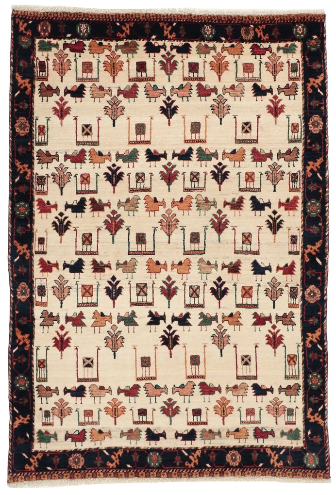 Rizbaft Tappeto persiano 160x110 (Iran) Annodato A Mano