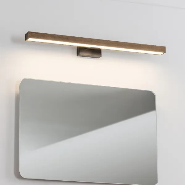 Brilagi-Illuminazione a LED per specchi da bagno WOODY MIRROR LED/12W/230V IP44 quercia/nero