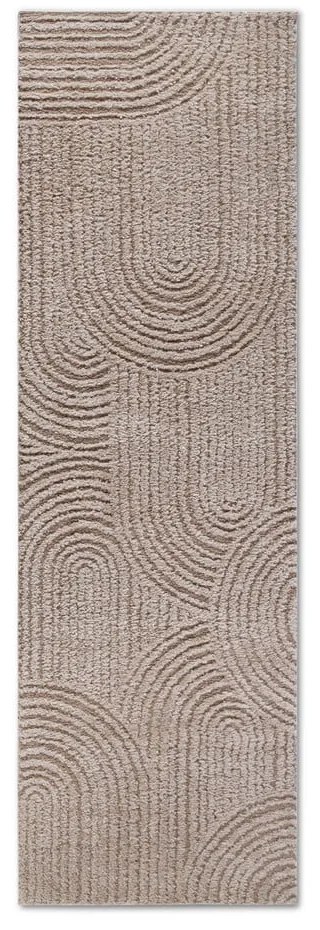 Passatoia beige 80x240 cm Chappe Beige - Elle Decoration