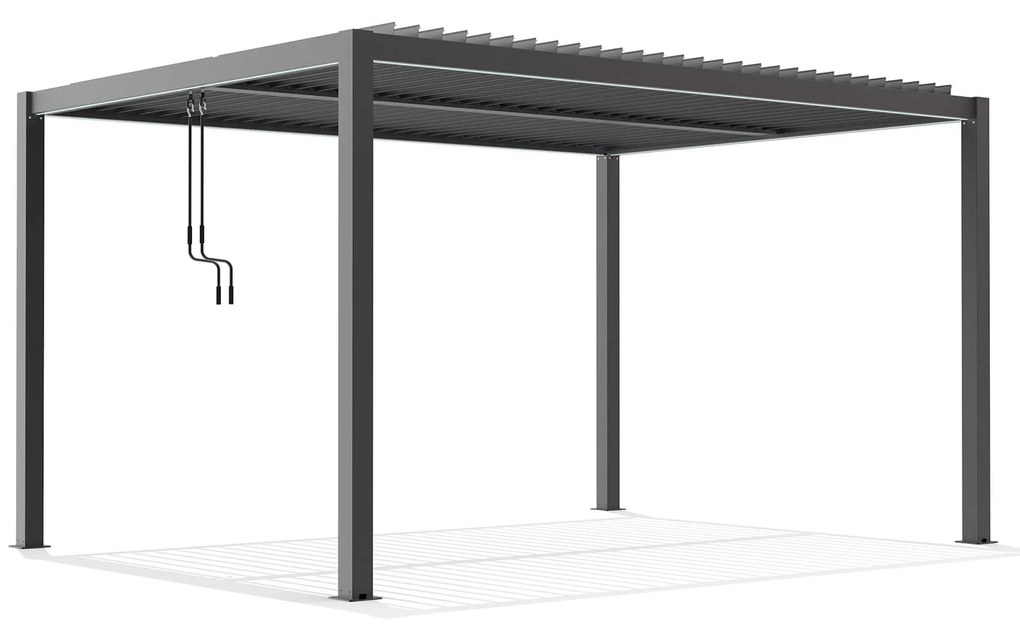 NIMBUS - pergola bioclimatica in alluminio 3x4