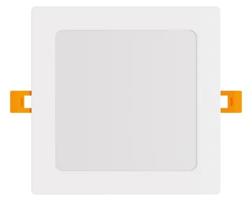 Pannello LED Quadrato 15W 1.500lm no Flickering Foro 155x155mm Colore Bianco Naturale 4.000K