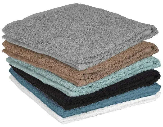 Asciugamani ospite per bagno 100% cotone turchese cobalto 40x60 cm