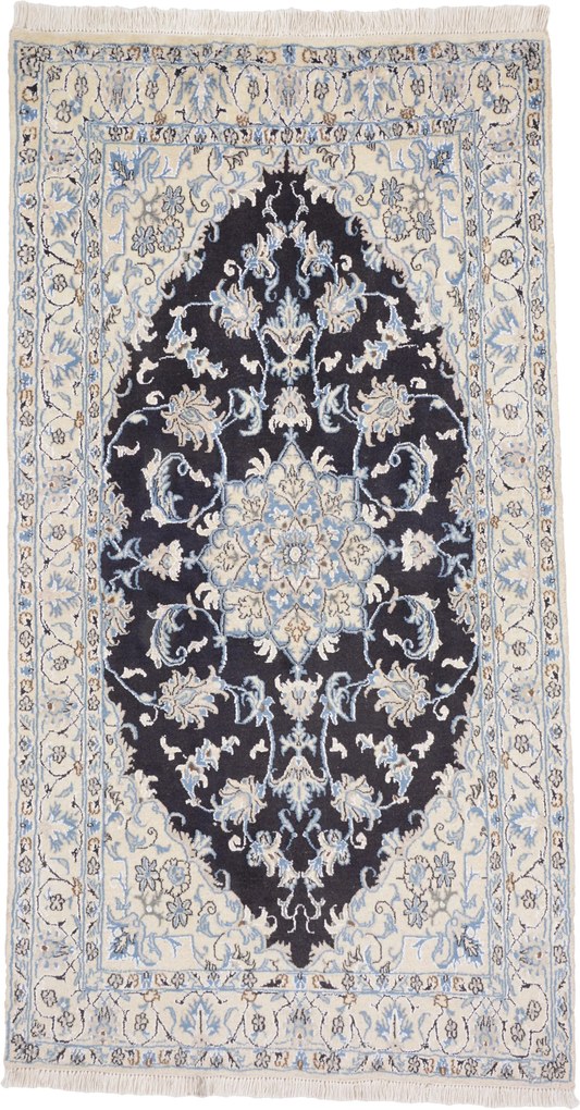 Nain Tappeto persiano 220x120 (Iran) Annodato A Mano