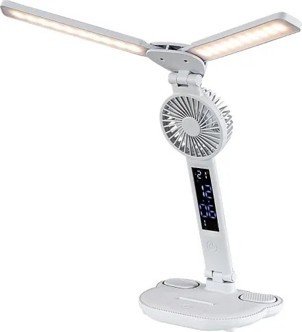 Rabalux 74030 - Lampada da tavolo LED dimmerabile con ventola NOVILO LED/7W/5V