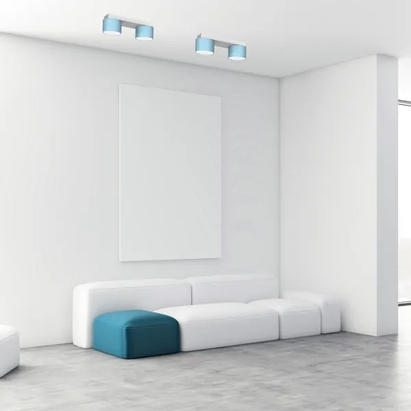 Plafoniera DIXIE 2xGX53/11W/230V blu