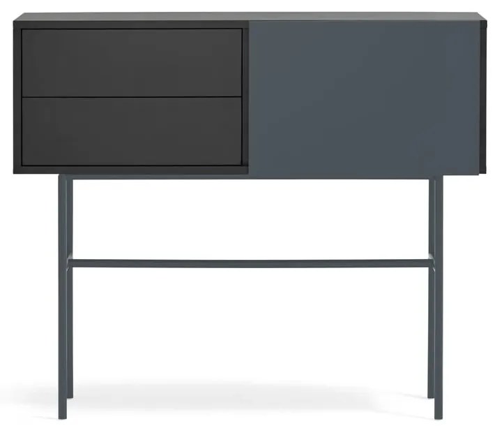 Consolle nero-antracite 35x110 cm Nube - Teulat