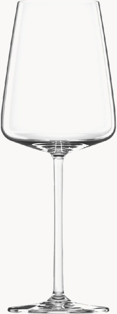Set di 6 bicchieri da vino rosso in cristallo Muse