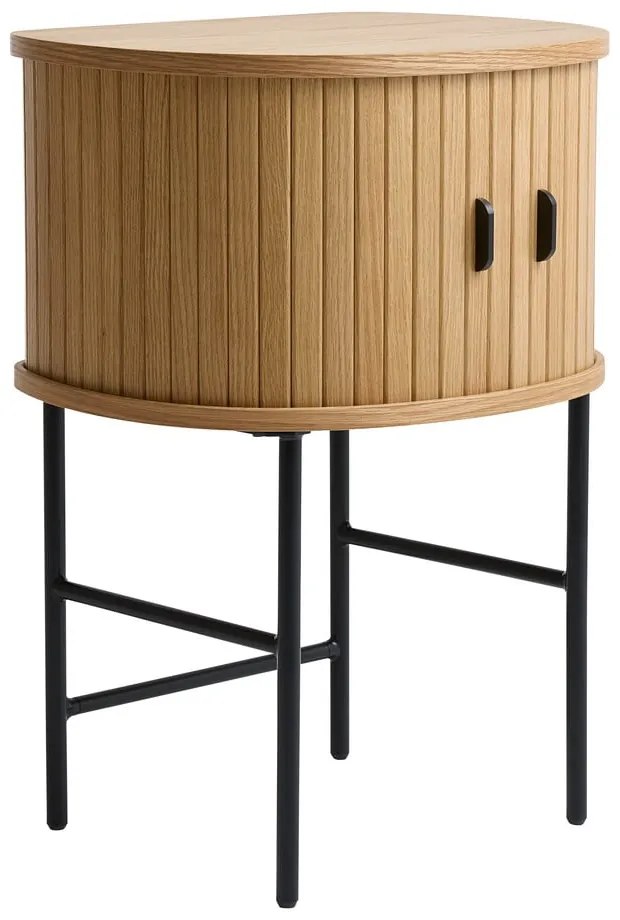 Comodino di colore naturale Nola – Unique Furniture