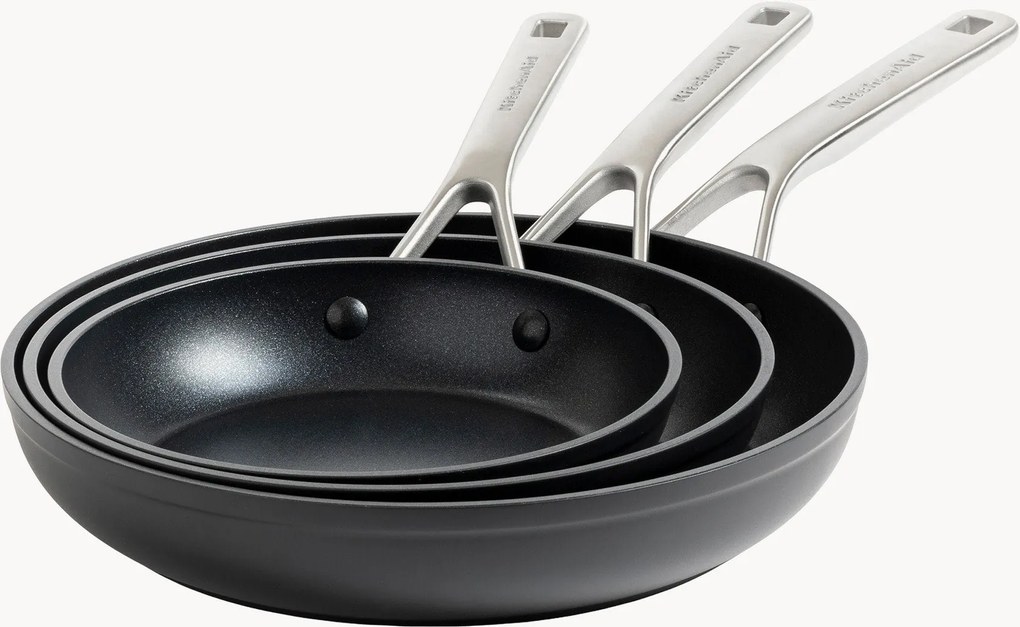 Set di 3 padelle Forged