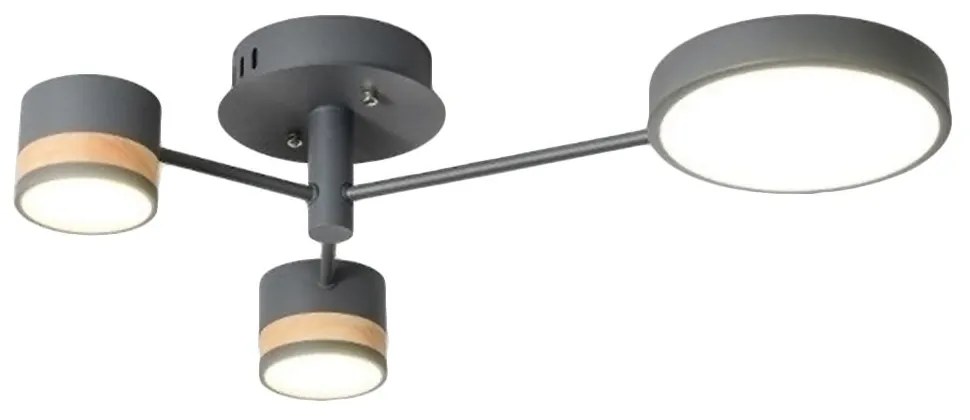 LAMPADA DA SOFFITTO GREY GRIGIA APP530-3C