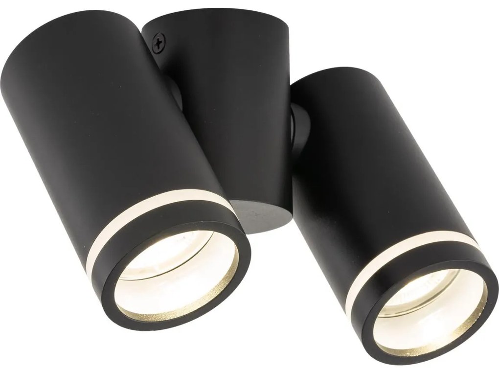 Faretto JET SET 2xGU10/10W/230V nero