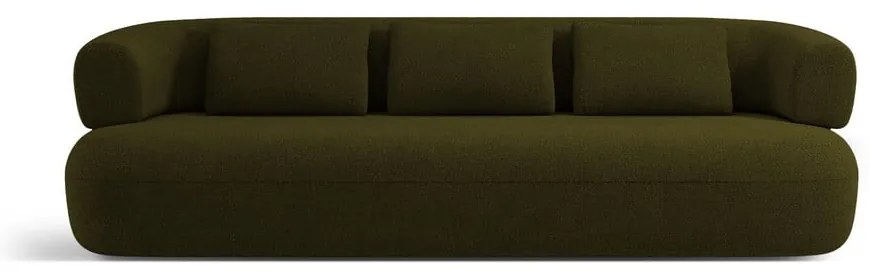 Divano verde bouclé 226 cm Jenny - Micadoni Home