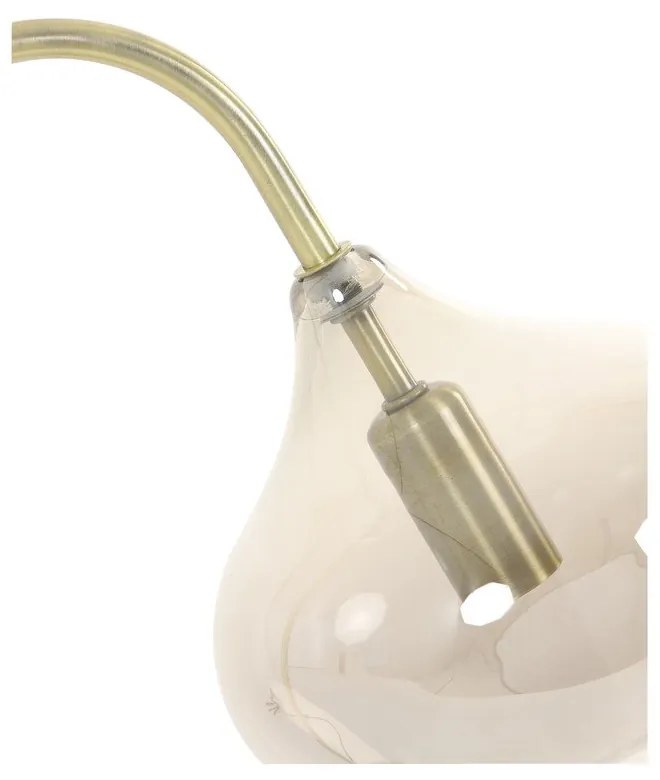 Lampada da tavolo color bronzo (altezza 50,5 cm) Rakel - Light &amp; Living