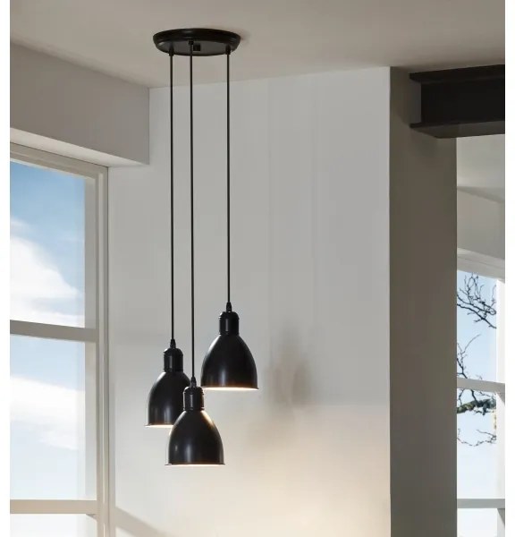 Eglo 49465 - Lampadario PRIDDY 3xE27/60W/230V