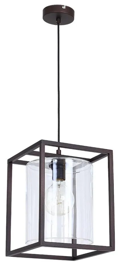 Lampadario a sospensione con filo WORKS 3 1xE27/60W/230V