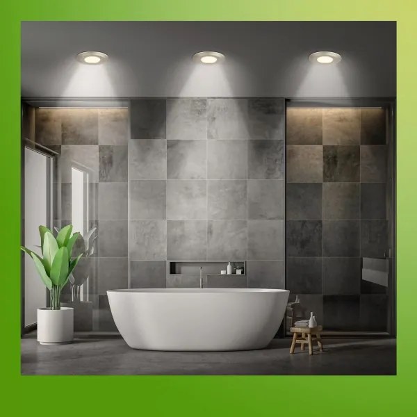 Briloner 7588032-SET 3xLED Lampada da incasso per bagno KLIRA LED/4,9W/230V IP44 cromo