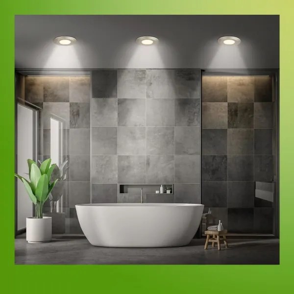 Briloner 7588032-SET 3xLED plafoniera da soffitto per bagno KLIRA 1xLED/4,9W/230V IP44 cromo