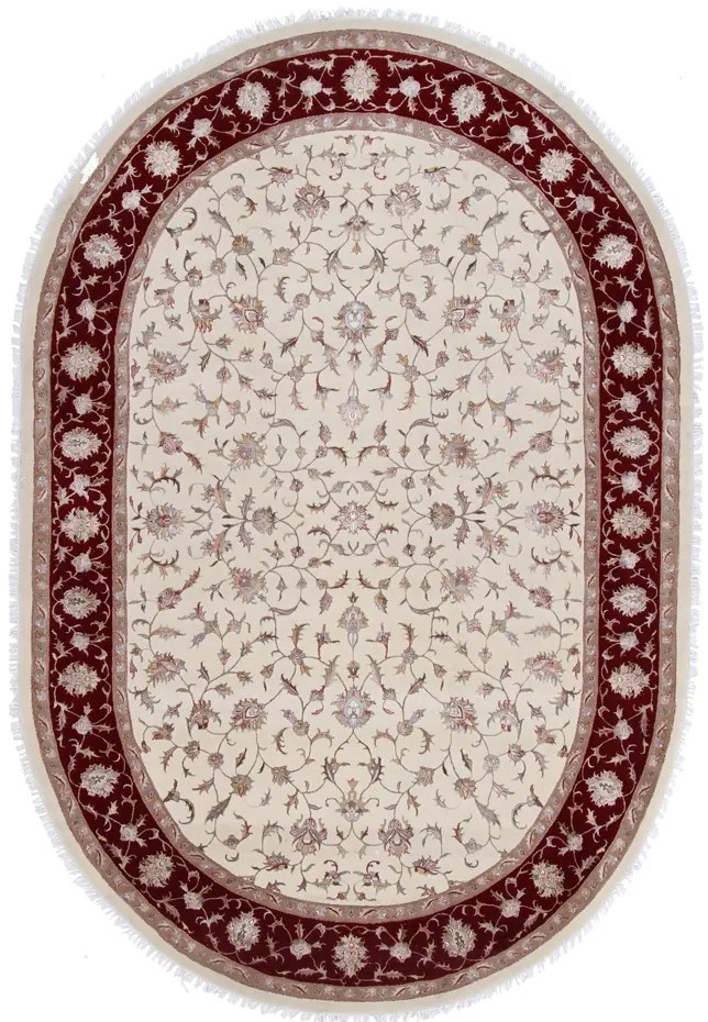 Tabriz Tappeto orientale 310 x 210 Rosso (Indian) Annodato A Mano