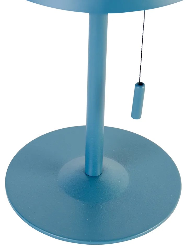 Set di 2 lampade da tavolo blu con LED dimmerabile a 3 livelli ricaricabile e solare - Ferre