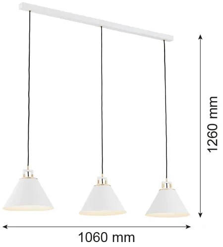 Argon 6291 - Plafoniera FABIO 3xE14/7W/230V alabastro bianco