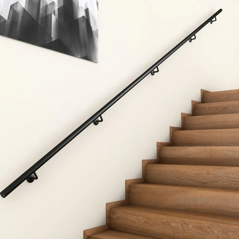 Kit corrimano in alluminio l 17 x 400 cm