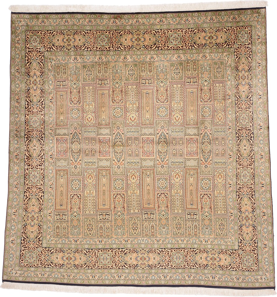 Tappeto orientale 210x200 (Indian) Annodato A Mano