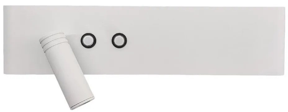 Faretto da parete LED RESORT LED/10W/230V + LED/3W, bianco, sinistro