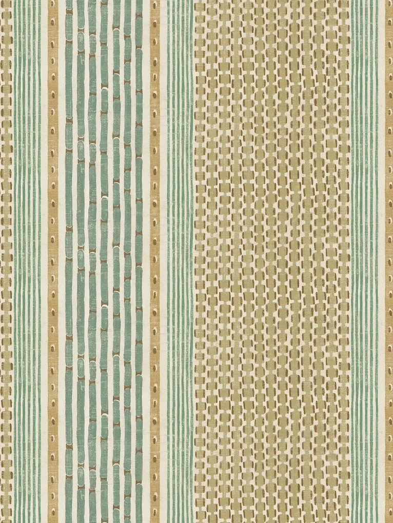 Josephine Munsey Carta da parati Rita Stripe - Quince and Petrol