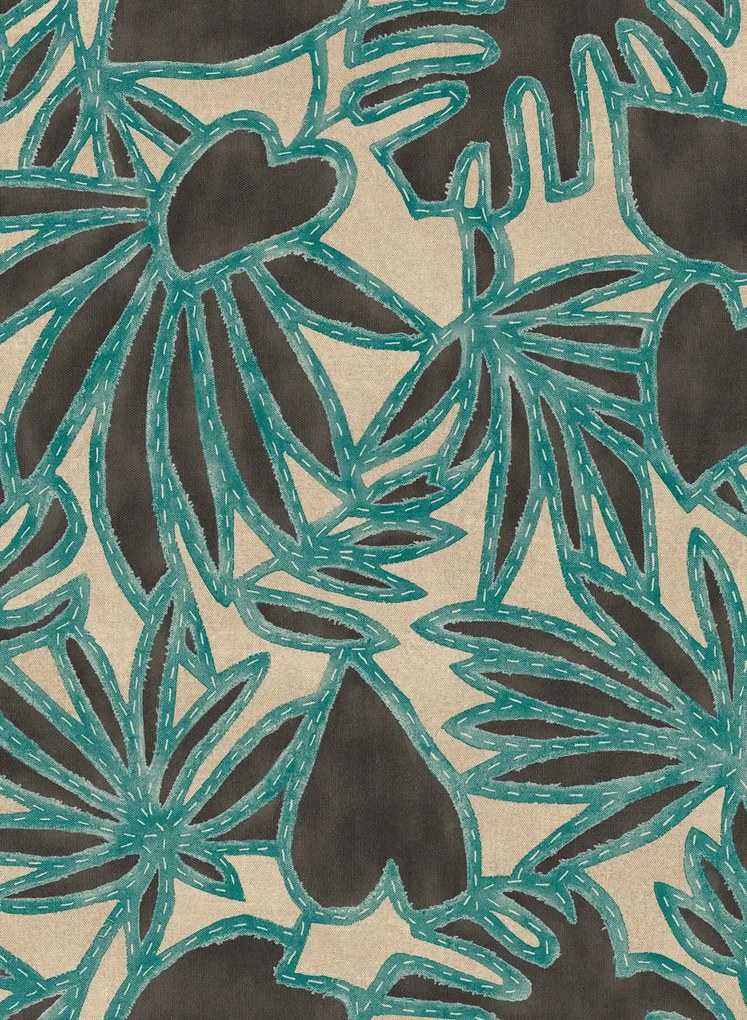 Essentials Tapete Botanis - Nutmeg Teal