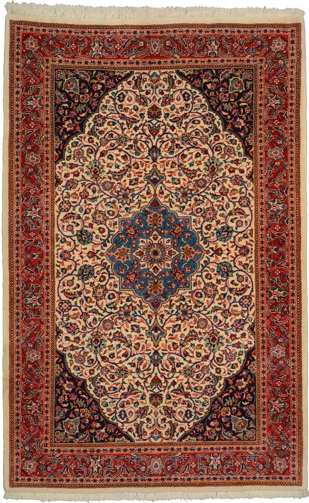 Sarouk Tappeto persiano 220x140 Rosa (Iran) Annodato A Mano