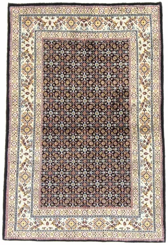 Moud Tappeto persiano 150 x 100 Blu (Iran) Annodato A Mano