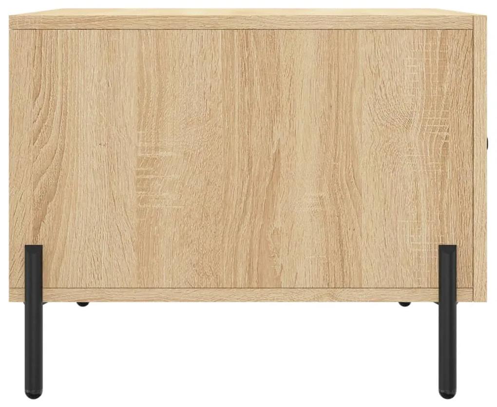Tavolino da Salotto Rovere Sonoma 50x50x40 cm Legno Multistrato