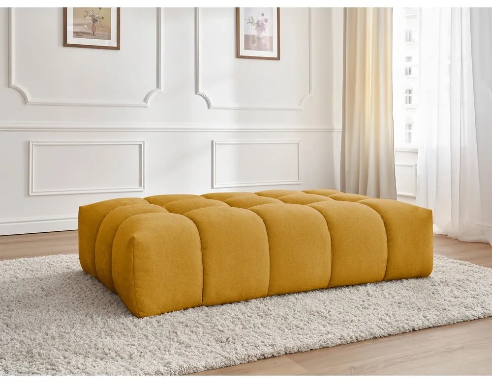 Poggiapiedi giallo ocra Everest - Bobochic Paris