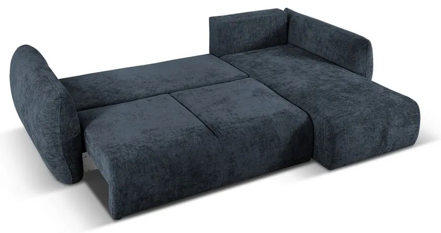 Divano angolare blu scuro (angolo destro) Matera - Cosmopolitan Design