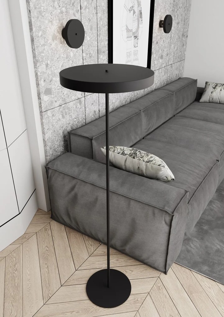 Piantana Minimal Poseidone Acciaio Nero 3 Luci G9 Ip20