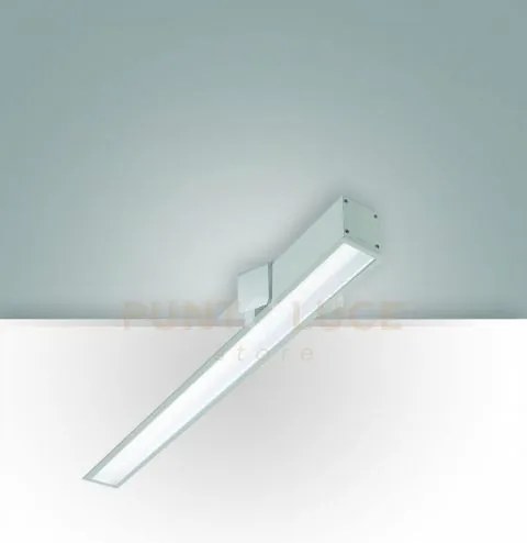 Turner incasso alluminio 29w 4000k 3570lm prismatic ip40 100cm dimm...