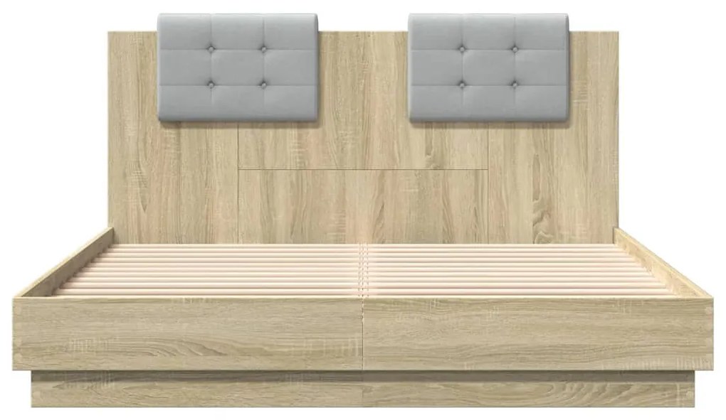 Giroletto testiera rovere sonoma 150x200 cm legno multistrato