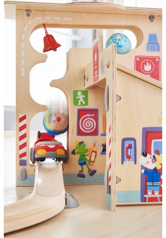 Pista per biglie Kullerbü – Stazione dei pompieri