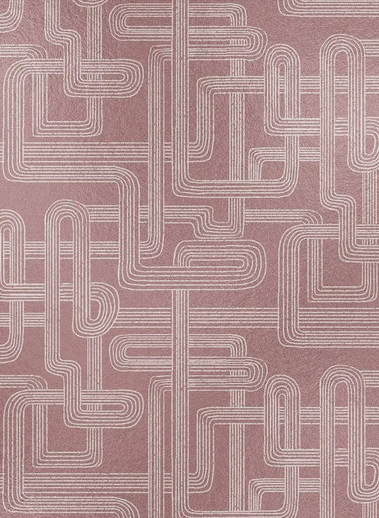 Coordonne Carta da parati panoramica Gatsby Metallics - Rose