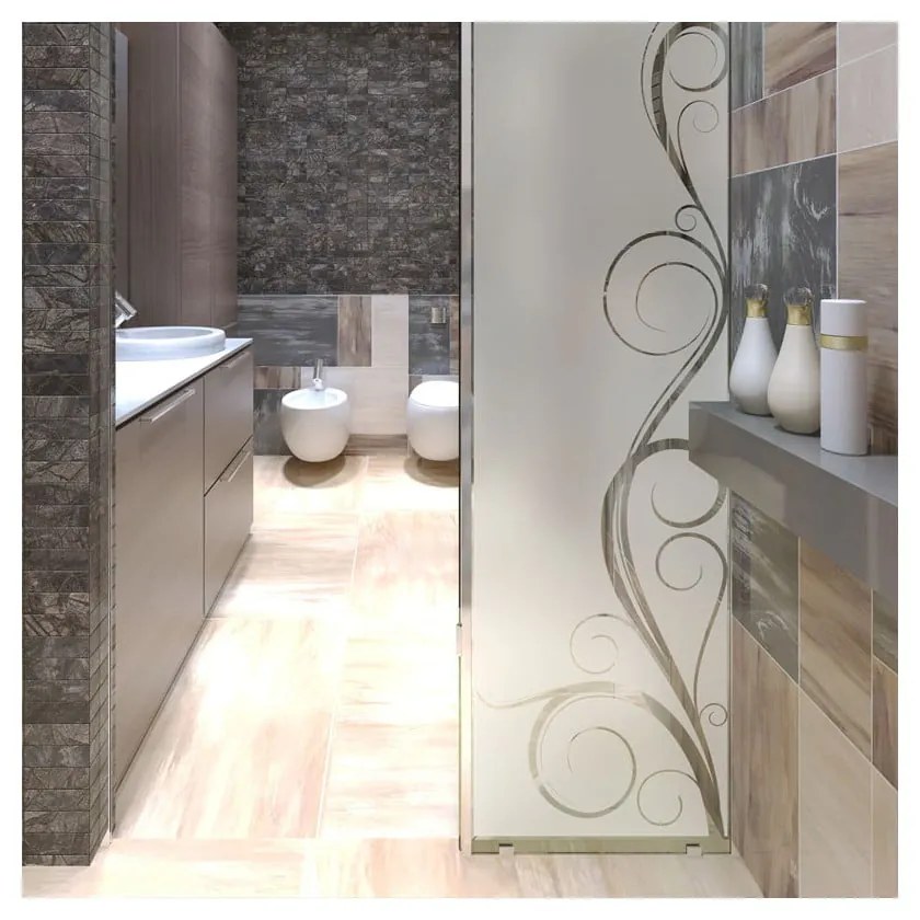 Adesivo doccia impermeabile Seductive, 185 x 55 cm - Ambiance