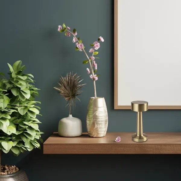 Rabalux 74207-LED Lampada da tavolo ricaricabile SENAN LED 2,7W/5V 1200mAh oro