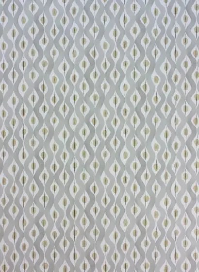 Nina Campbell Carta da parati Beau Rivage - Dove/ Gold