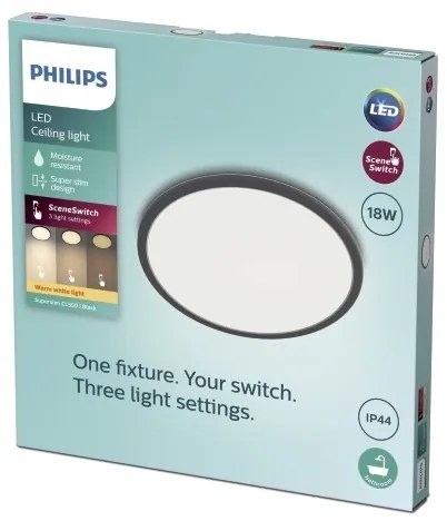 Philips - Luce LED da bagno dimmerabile SCENE SWITCH LED/18W/230V IP44