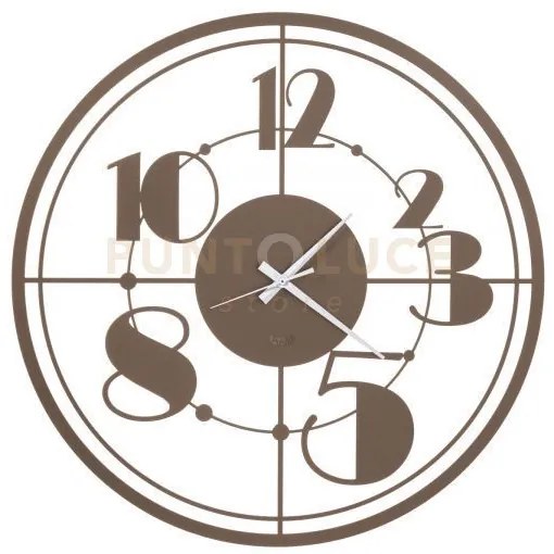 Orologio da parete teo bronzo