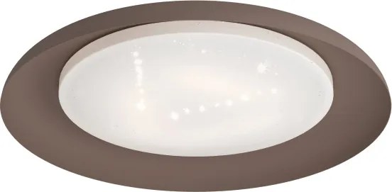 Eglo 99704 - Plafoniera LED PENJAMO LED/17,1W/230V marrone