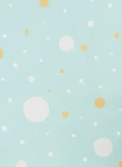 Punkte Tapete Confetti von Majvillan - Soft Turquoise