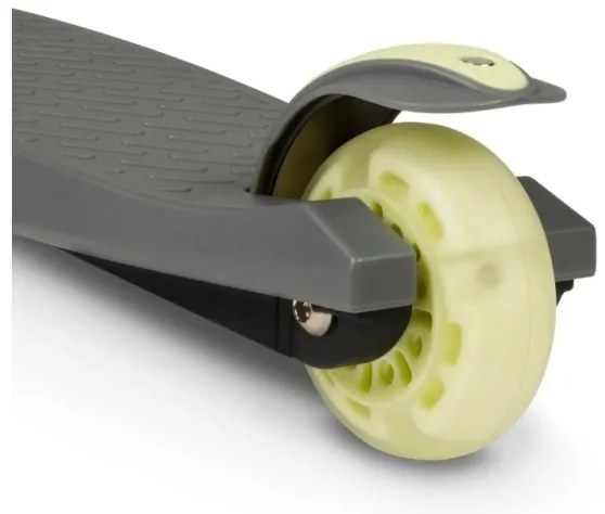 Lionelo - Monopattino per bambini JESSY 3xAA grigio/verde