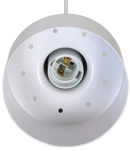 Nordlux - Lampadario MATIS 1xE27/40W/230V bianco