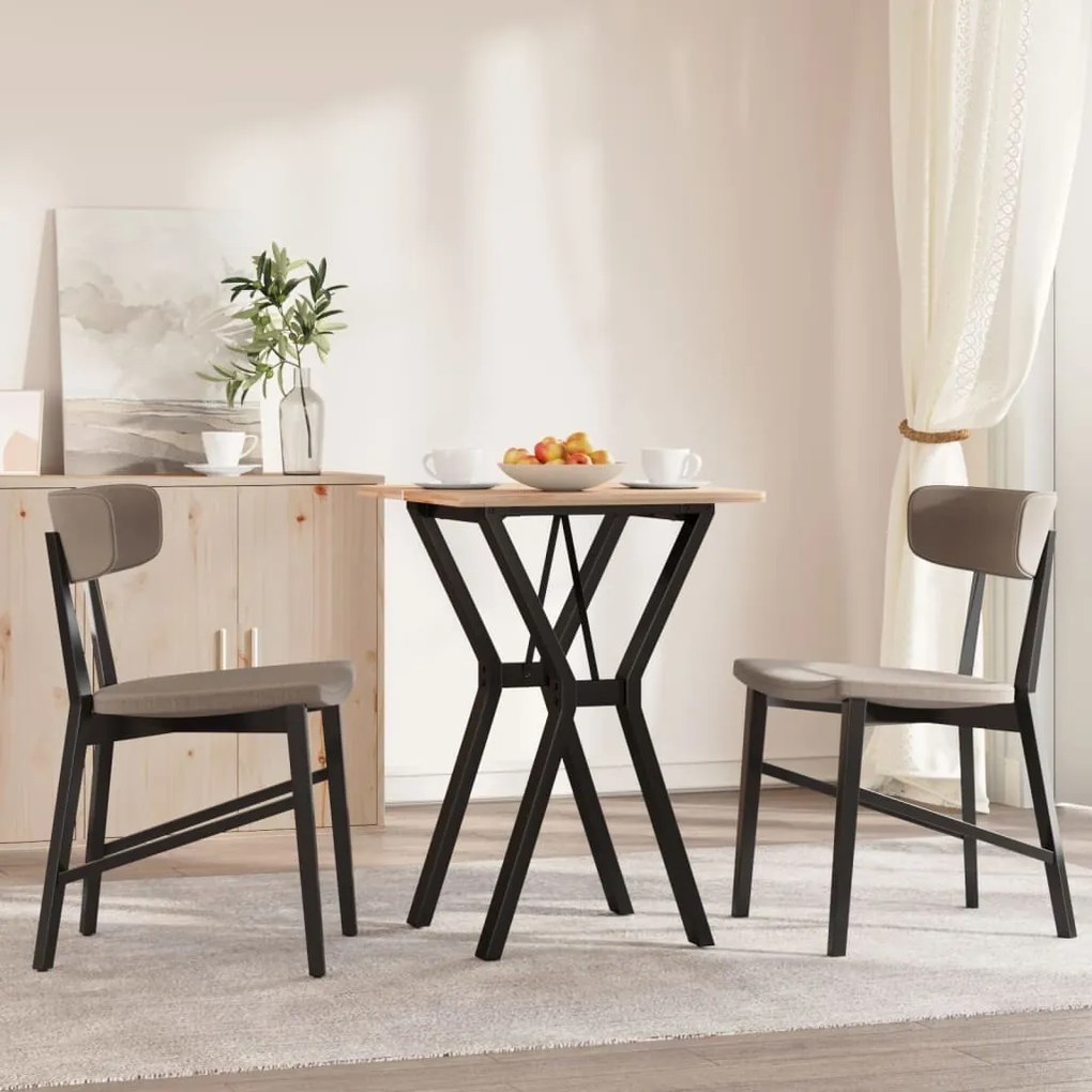 Telaio gambe a y per tavolo da pranzo 40x40x73 cm in ghisa