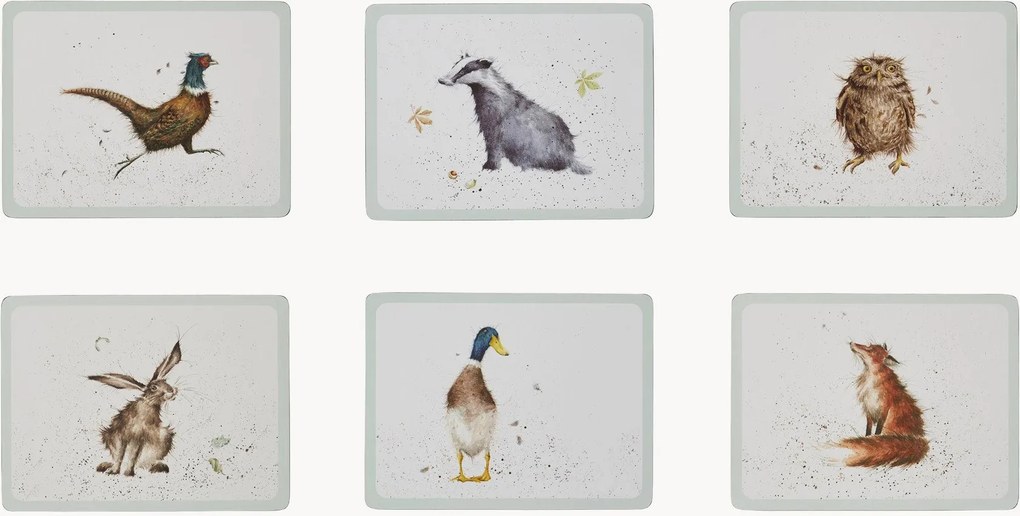 Set di 6 tovagliette Country